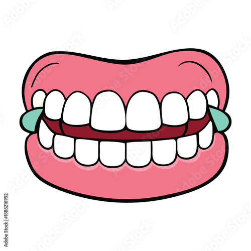 A playful toy with wiggling teeth that chatter and click when shaken, bringing fun and laughter to kids and adults alike, perfect for pranks and giggles.
