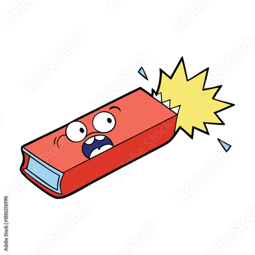 A classic prank: a seemingly normal gum that delivers a playful electric shock when touched, sparking laughs, surprise, and harmless mischief among friends.
