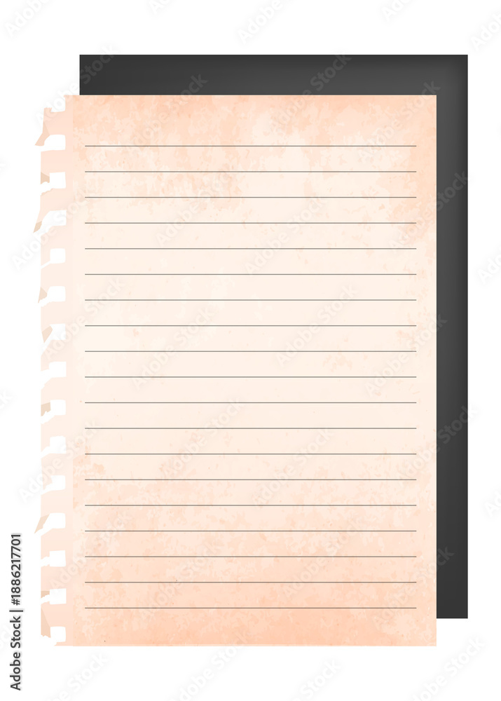 Obraz premium Blank paper png, transparent background
