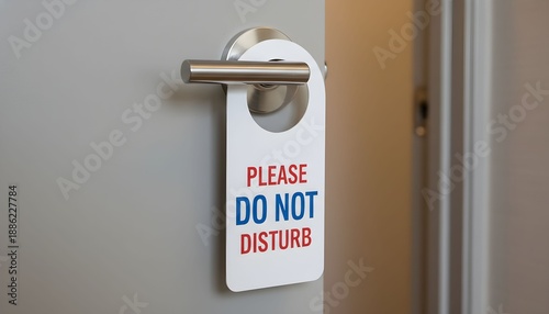 do not disturb sign