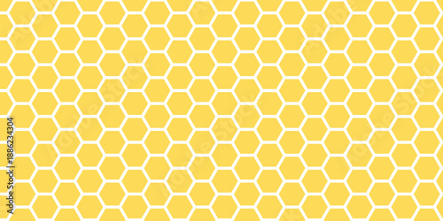 simple mustard hexagon pattern for banner poster background.