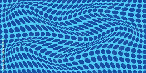 simple navy blue dot wave pattern for banner poster background.