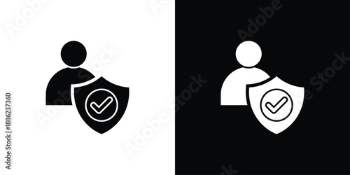 Insurance Icon Sheet Black And White
