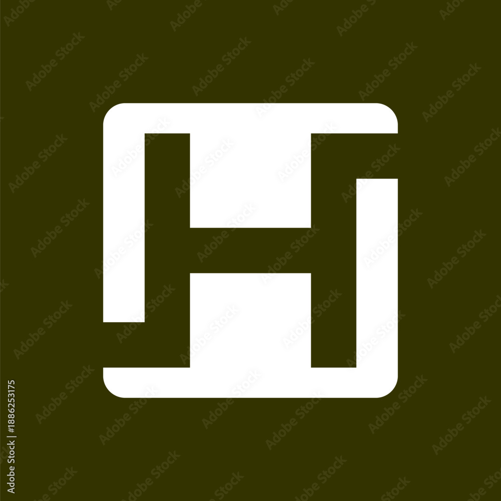 Fototapeta premium Letter H logo icon design