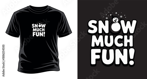 Winter graphic vector art T-shirt design print templet