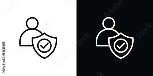 Insurance Icon Sheet Black And White