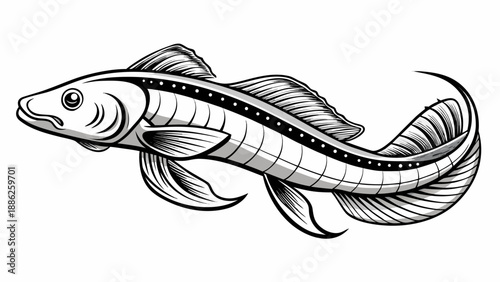 Illustrated freshwater fish
