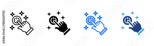 Purpose Activation icon set multiple style collection