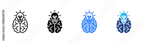 Meaningful Strategy icon set multiple style collection