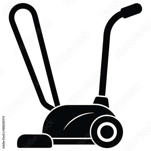 vacuum cleaner vector icon on white background