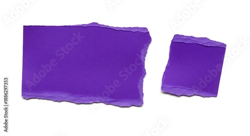 Wallpaper Mural Torn purple paper pieces Torontodigital.ca