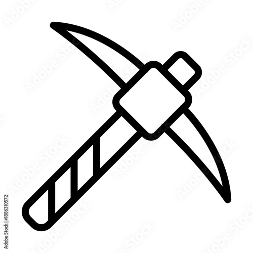 Pickaxe Vector Icon