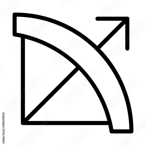 Crossbow Vector Icon