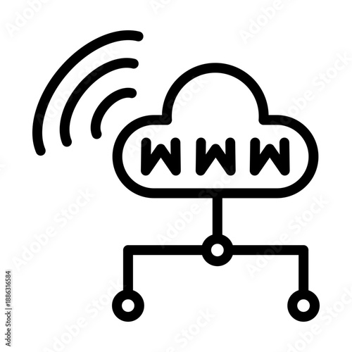 Web Server Vector Icon