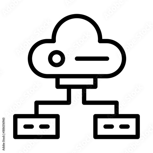 Data Center Vector Icon