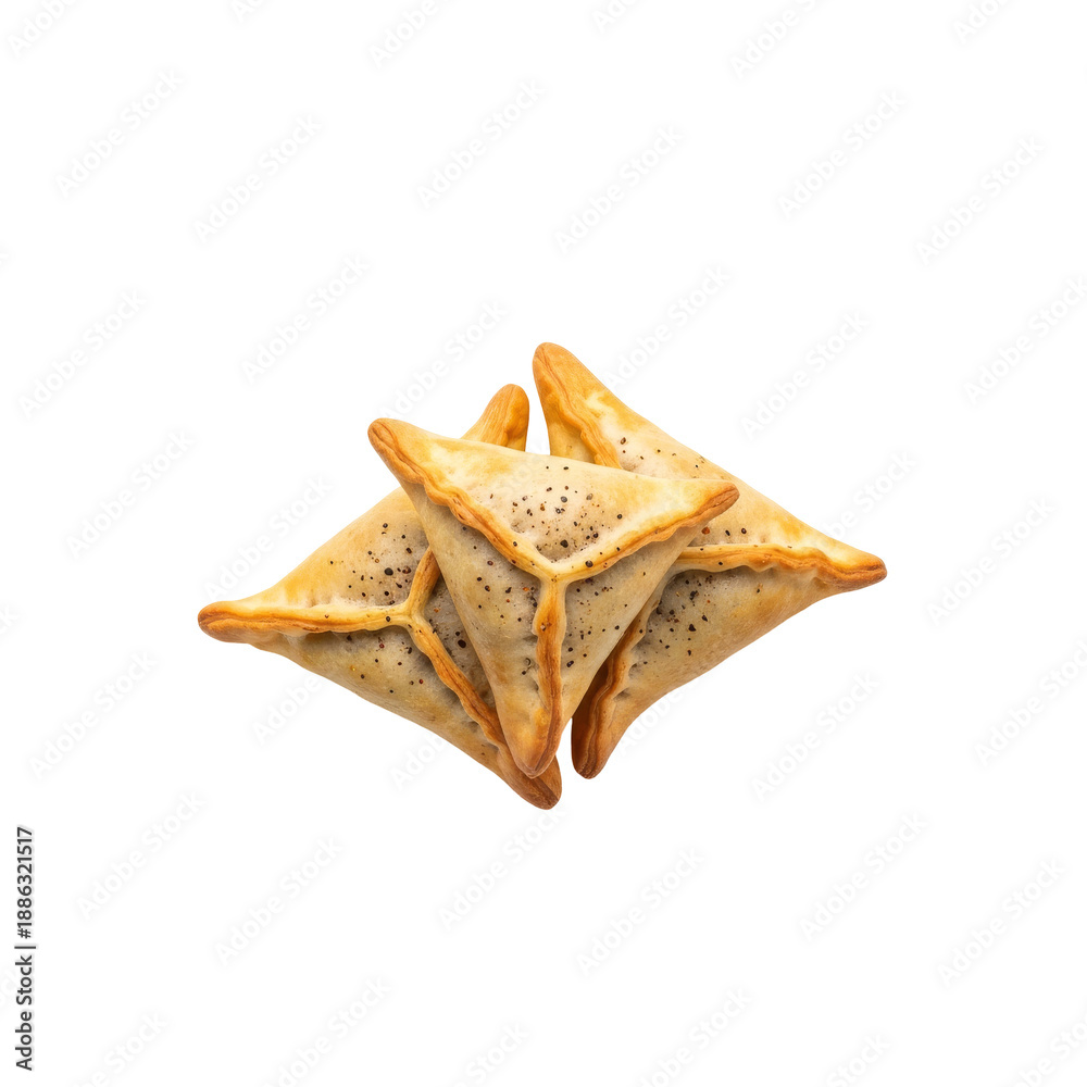 Fototapeta premium Traditional Samoas Pastries for Ramadan and Eid Celebrations
