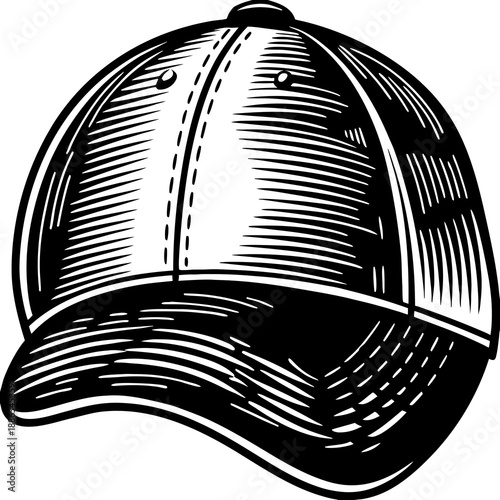 illustration of a baseball cap