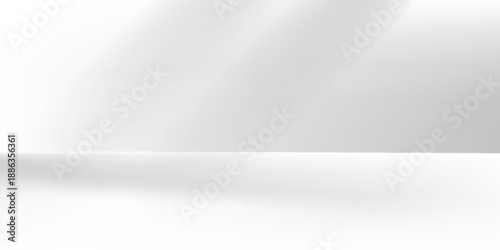 PrintWhite grey gradient studio room background. Vector EPS 10