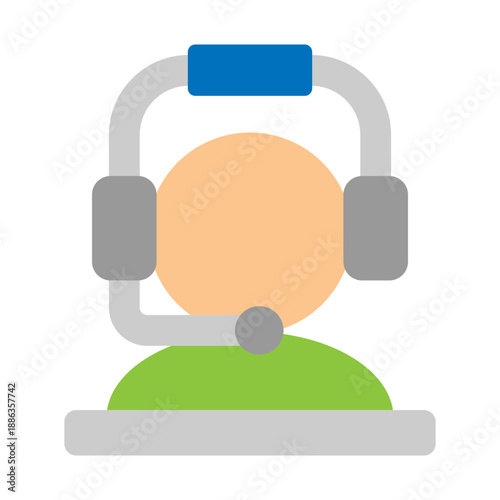 Help Desk Vector Flat Icon Design