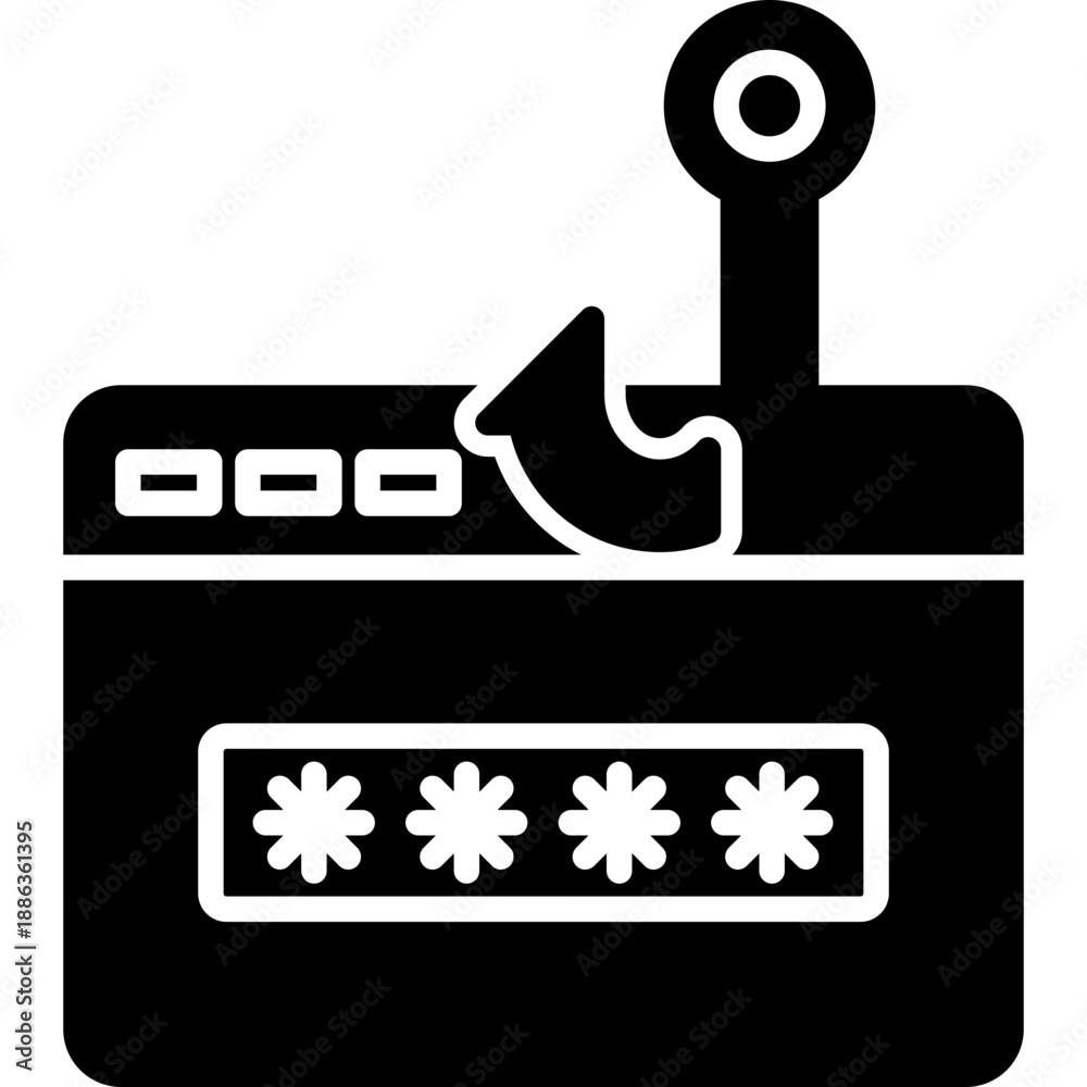 Obraz premium Phishing Icon