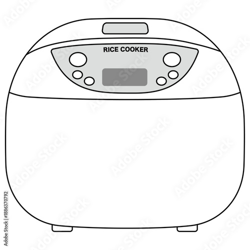 シンプルな炊飯器