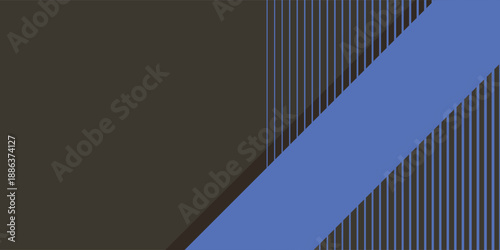 Modern abstract background featuring a solid dark panel, vertical stripes, and a striking blue diagonal line.