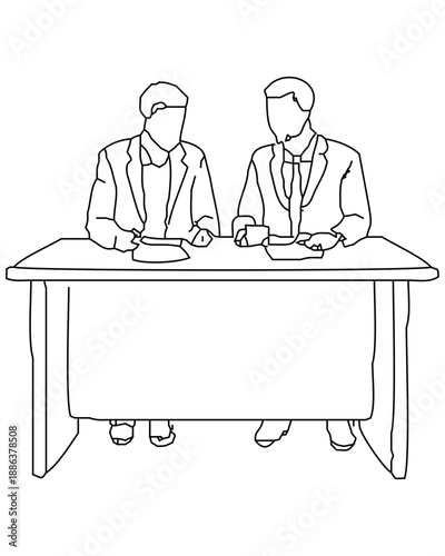 business people in office