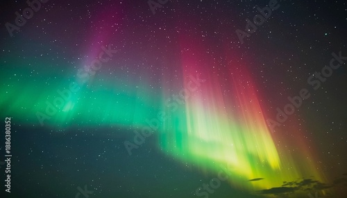 Abstract background with aurora borealis.