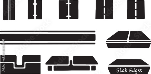 Various Concrete Slab Edge Forms and Designs Illustrated