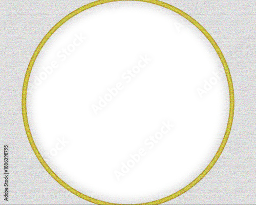 blue circle frame