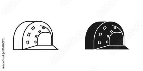 Black and silver scissors isolated on white background vector illustration minimal design