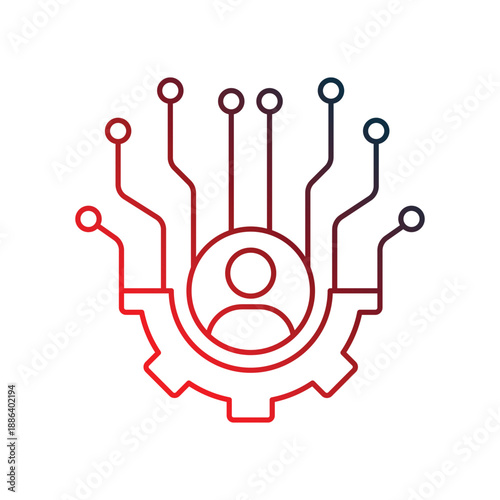 Transformation  icon with white background vector stock illustration