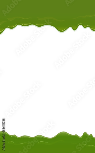 とろける抹茶チョコレートの上下フレーム_縦