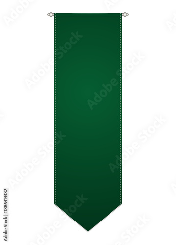 Free Download Green Blank Medieval Banner Template - GFXLoad