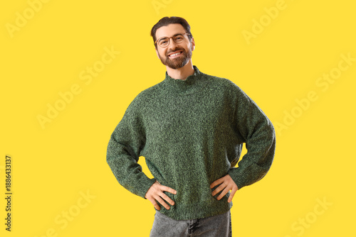 Portrait of happy young man...