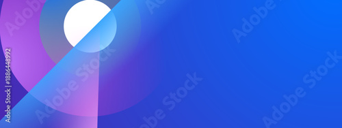 Elegant deep blue and purple abstract backdrop with radial geometric elements and a bright white light focal point