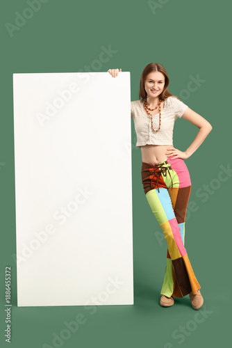 Beautiful young woman with ...