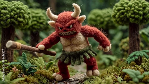 Claymation Forest Troll - A Stop Motion Animation Adventure.