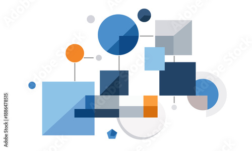 Abstract Strategic Planning System Illustration