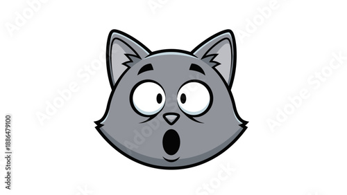 Surprised Cat Face Emoji.