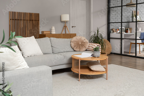 Interior of studio apartmen...