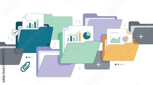 Data Management and Analytics: Organized Files with Charts and Documents