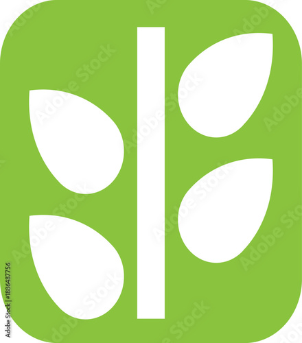 sketch vector illustration design icon logo symbol eco-friendly nature modern minimalist leaf plant tree for green natural company that is concerned about the environment 