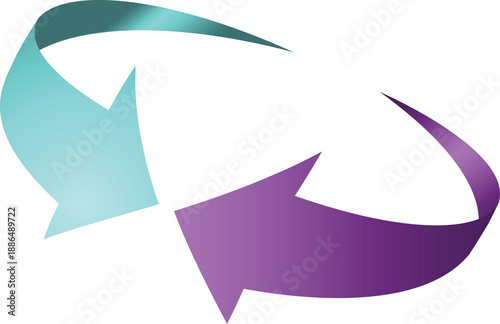 Vector sketch illustration of modern abstract mascot symbol logo icon design utilizing green energy recycling system for companies that maintain environmental sustainability