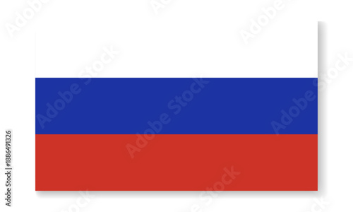 Russia national flag in flat style. Vector flat background. Free Download Russia national flag in flat style. Vector flat background. - GFXLoad