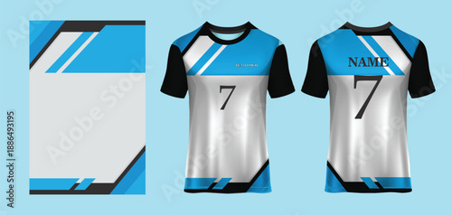 Sublimation printed sports jersey