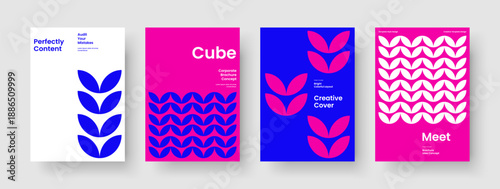 Geometric Book Cover Layout. Abstract Background Template. Isolated Banner Design. Report. Poster. Flyer. Brochure. Business Presentation. Handbill. Newsletter. Brand Identity. Advertising. Journal