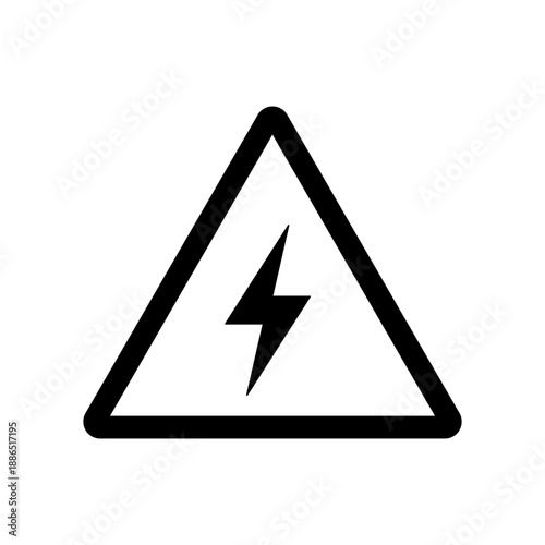 注意と危険を示す三角アイコン