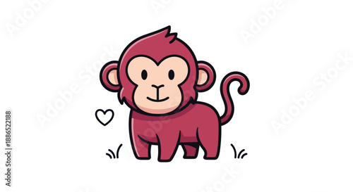 Photography Cartoon monkey illustration