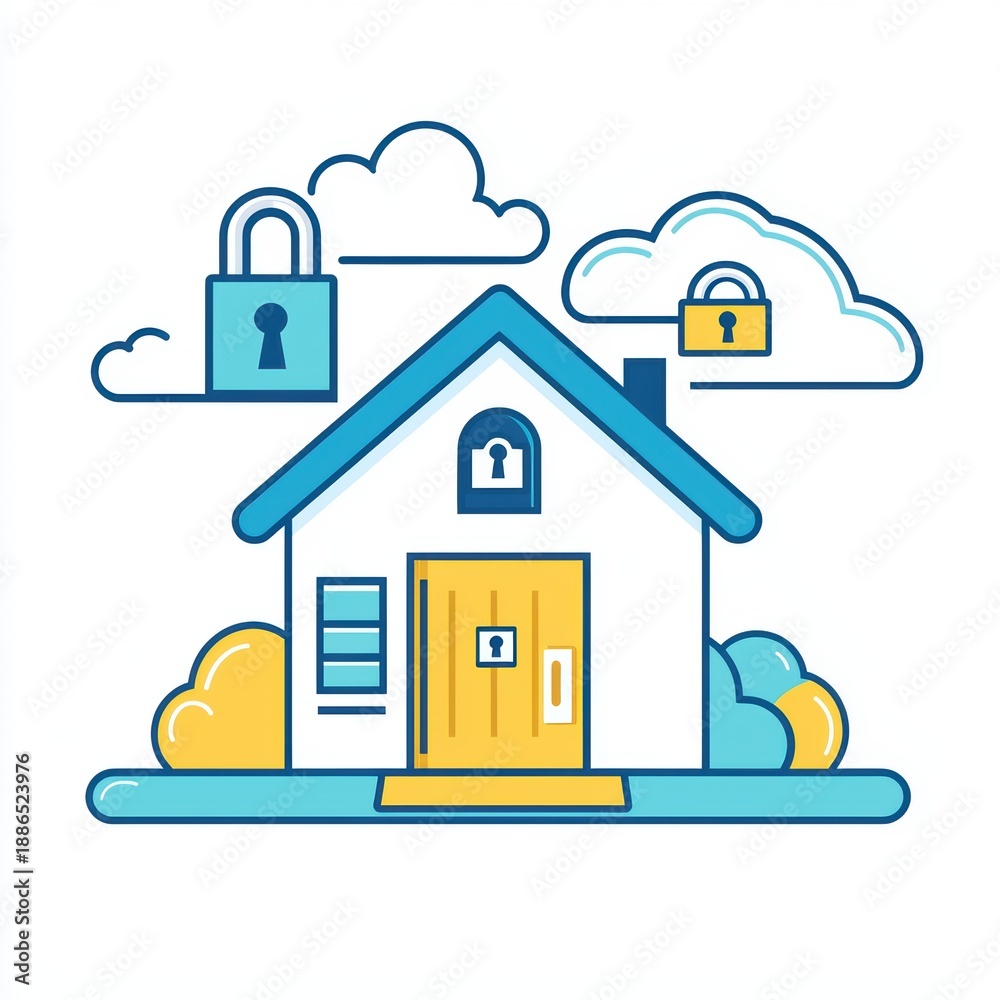 Fototapeta premium Cybersecurity solutions for regulatory compliance in the internet of things (iot) ecosystem